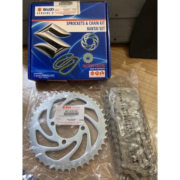 Jual GEAR GIR RANTAI SET SATRIA FU 150 LAMA UNTUK TAHUN 2012 KE BAWAH ...