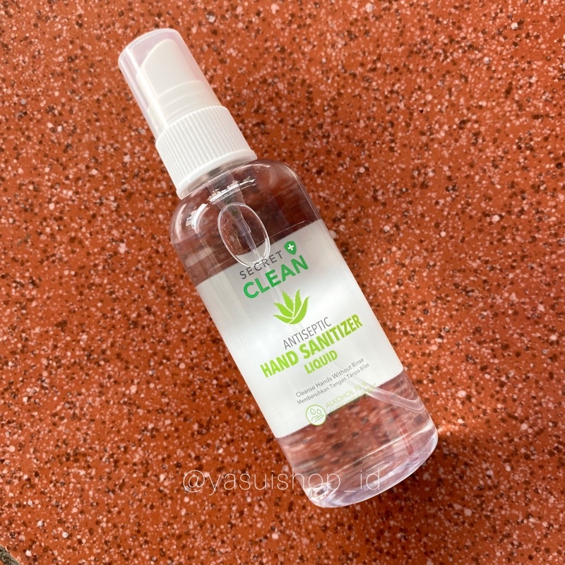 Jual Secret Clean Hand Sanitizer Spray 100ml | Shopee Indonesia