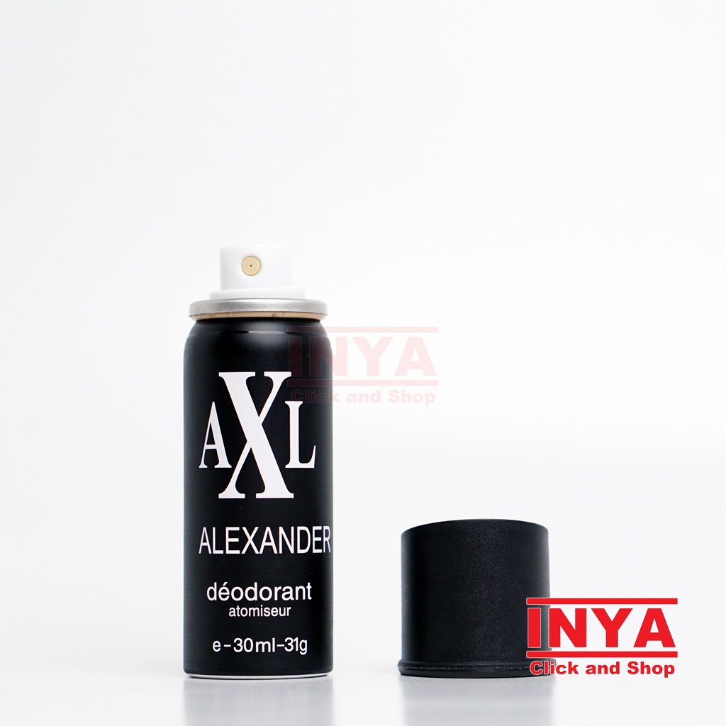 Jual ALEXANDER AXL BLACK DEODORANT PARFUME SPRAY 30ml - HITAM | Shopee ...