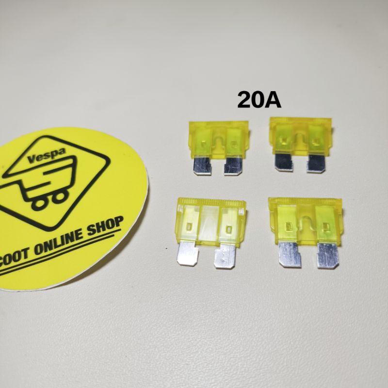 Jual Fuse Vespa / Sikring Vespa 5A / 7,5A / 10A / 15A / 20A/3A | Shopee