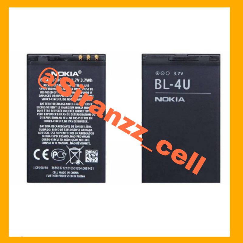 Batteria Green Cell BL-4U Per Nokia – 1000 MAh, Li-Ion, Compatibile Con 6600, E66, E75, Asha 210, 206 E Altri Modelli
