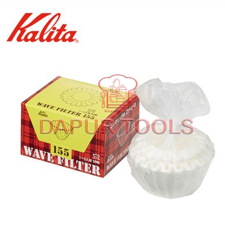 Jual Kertas Saringan Kopi Origami Kalita Wave Paper Filter 155 50pcs ...