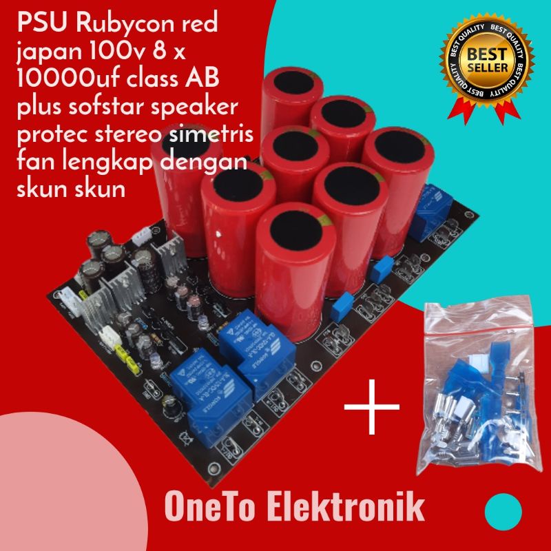 Jual Psu Elco Plus Softart Dan Simetris Rubycon Merah Mf V