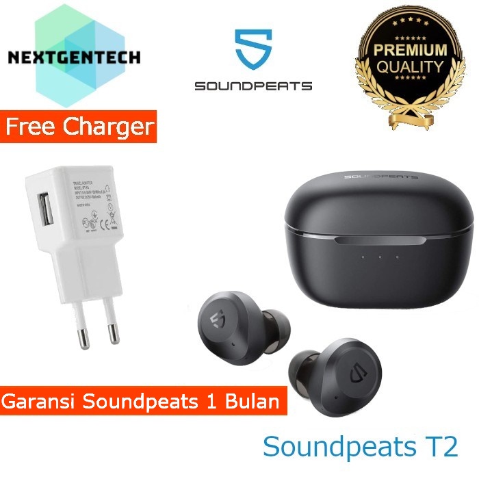 Jual SoundPEATS T2 TWS ANC Active Noise Cancelling Transparency