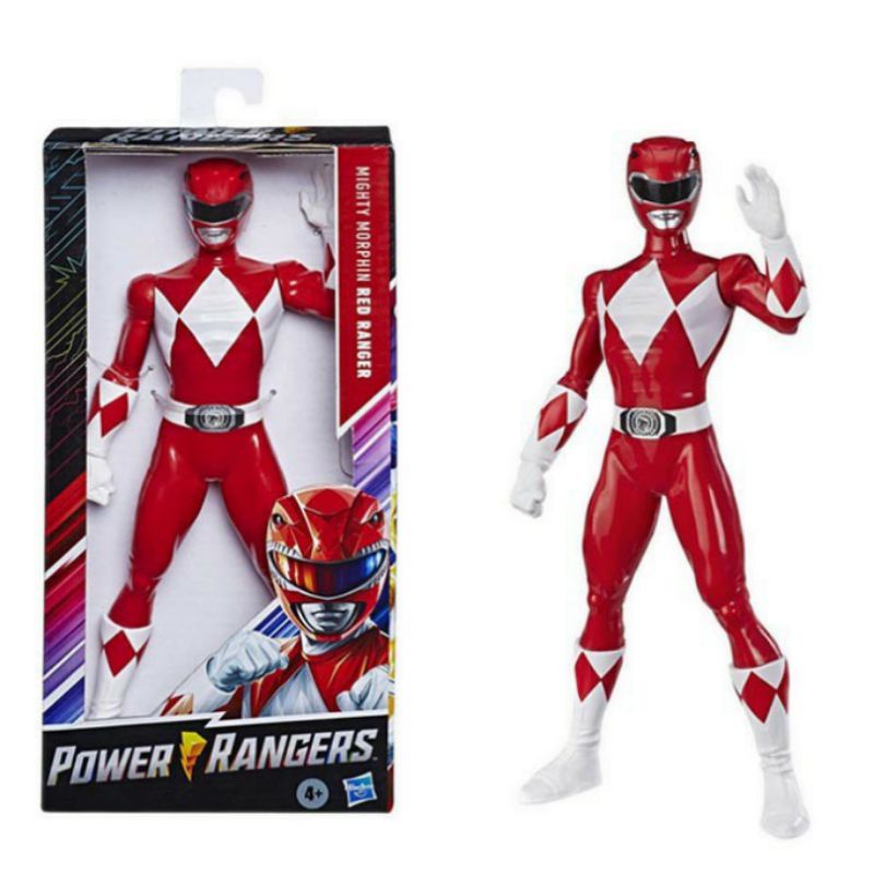 Jual Power Rangers Mighty Morphin Red Blue Black Pink Ranger Hasbro 9,5 ...