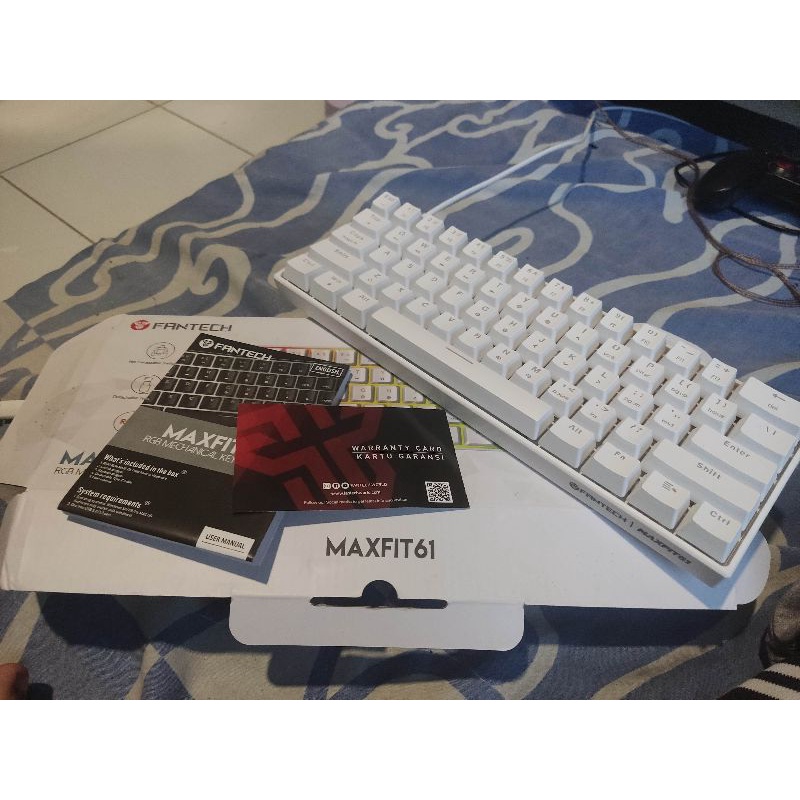 Jual Keyboard Mechanical Fantech Maxfit61 Red Switch Second mulus