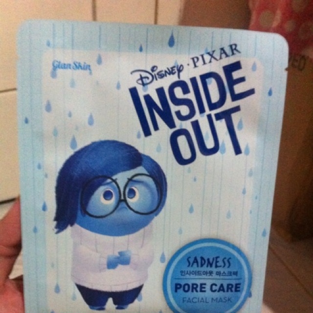 Jual [GLAN SKIN] Disney Pixar Inside Out Sadness Pore Care Facial Mask ...