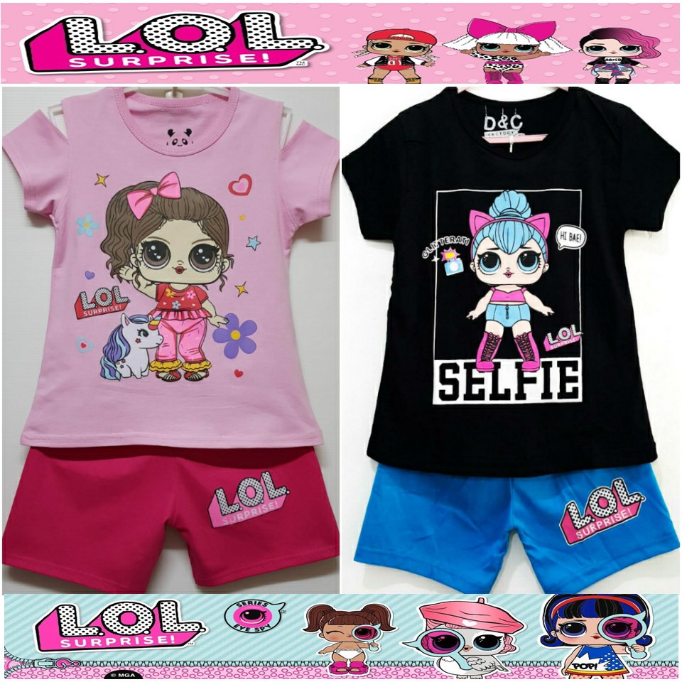 Baju anak lol surprise hot sale