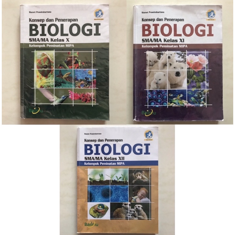 Jual Buku Biologi Peminatan Mipa Sma Kelas 10 11 12 Bailmu K13 Revisi