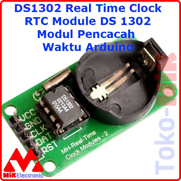 Jual DS1302 Real Time Clock RTC Module DS 1302 Modul Pencacah Waktu ...