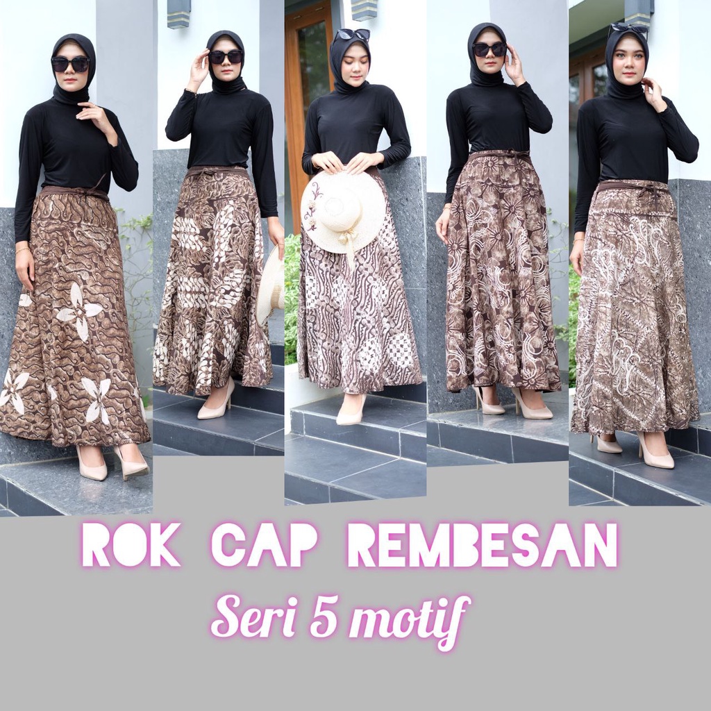 Jual Rok Batik Payung Jumbo Panjang Lebar Dewasa Bawahan Batik Cap ...