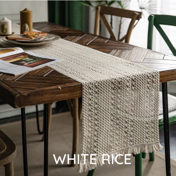 Jual [Julipstore ] Taplak Aesthetic/Taplak Meja Rajut Table Runner/Alas ...