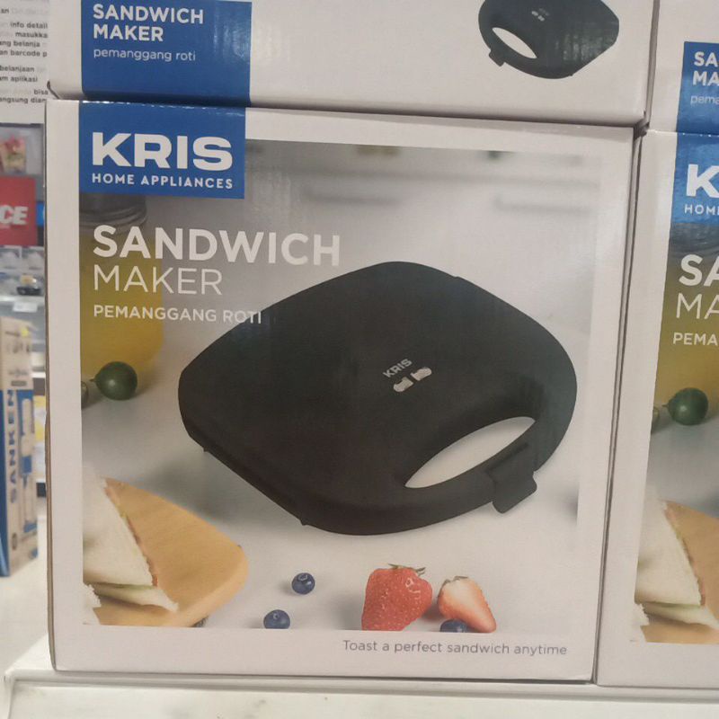Jual Kris Sandwich Maker/Pemanggang Roti/Toaster Sandwich/Aneka Toaster ...