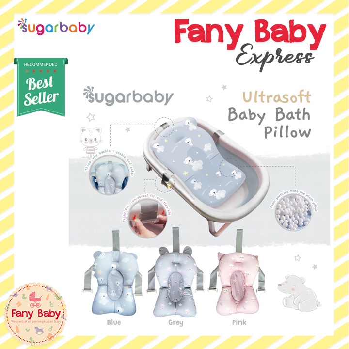 Jual SUGAR BABY ULTRA SOFT BABY BATH PILLOW Shopee Indonesia