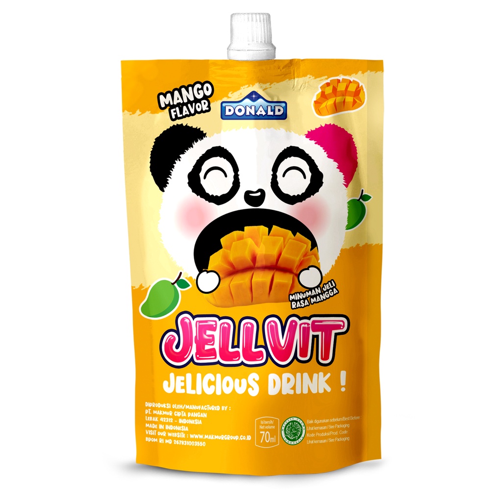 Jual Donald Jelly Vit Jelicious Drink Fruit Juice Vit C Minuman Jelly