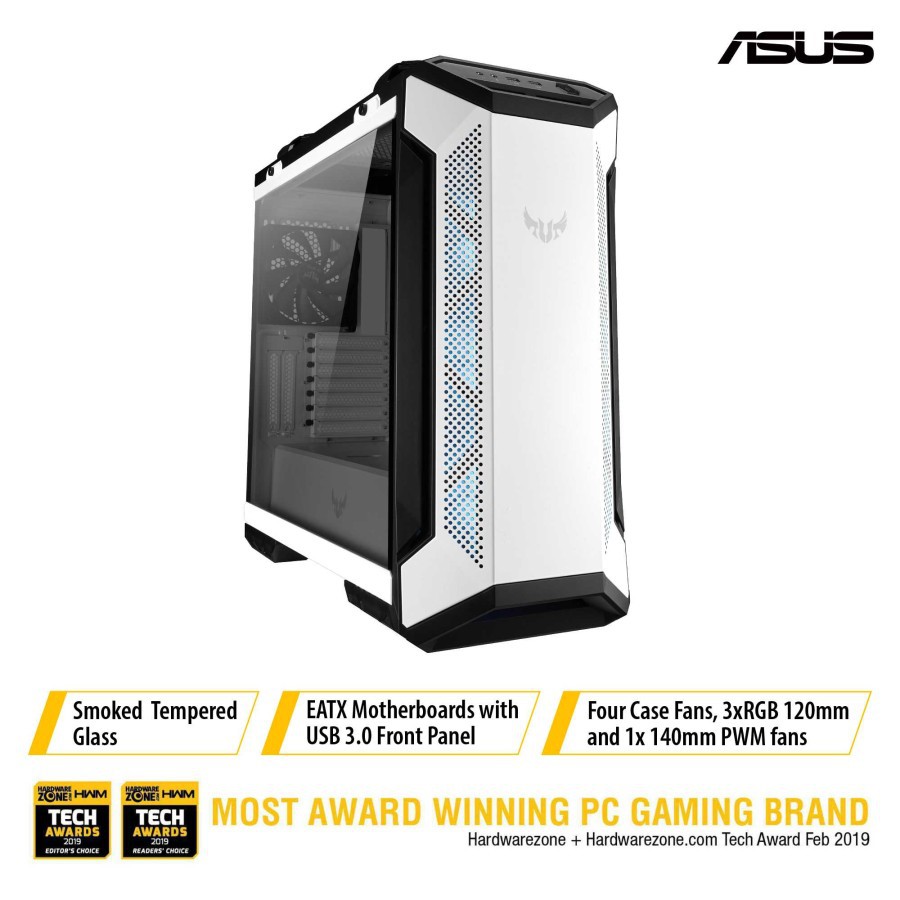 Jual Casing Asus Tuf Gaming GT501 White Edition - ATX Casing Gaming ...