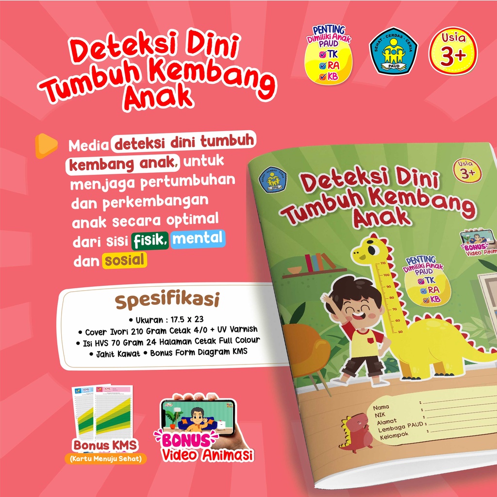 Jual Buku Deteksi Dini Tumbuh Kembang Anak Usia Dini ( DDTK ) | Shopee ...