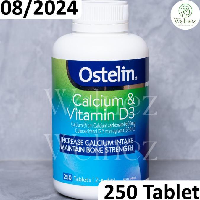Jual Ostelin Calcium & Vitamin D3 250 Tablet ORIGINAL Shopee Indonesia