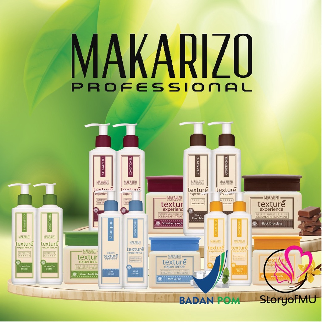 Jual Makarizo Professional Texture Experience Shampoo Shampo Conditioner Kondisioner 250ml 