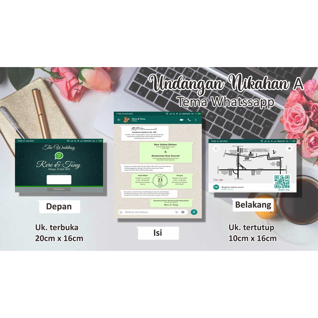 Jual Undangan Nikah A Whatsapp | Shopee Indonesia