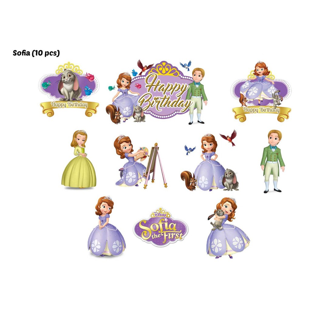 Jual Topper Kue Sofia The First (10pcs) | Shopee Indonesia
