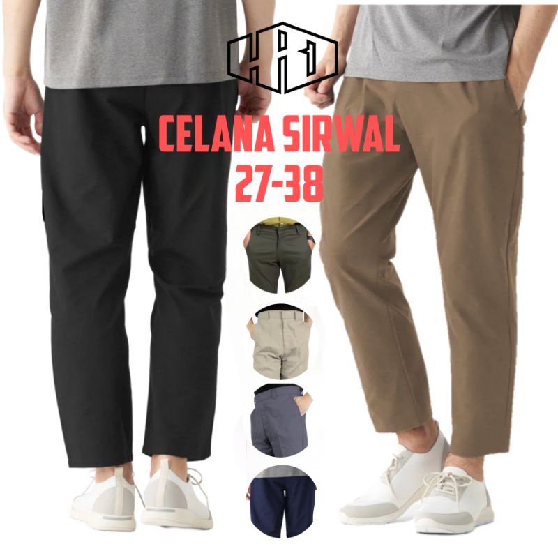 Jual CELANA SIRWAL PRIA CINGKRANG SIRWAL MUSLIM MODEL PENSIL 27-38 ...