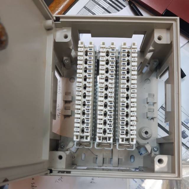 Jual Terminal box pvc 30 pair paket lengkap | Shopee Indonesia