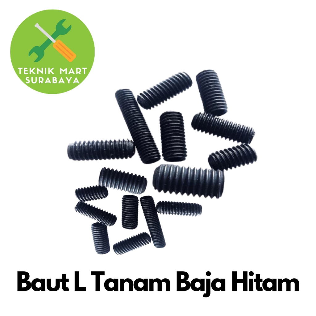 Jual Baut L Tanam Baja Socket Set Screw M X Mm Pcs Shopee Indonesia