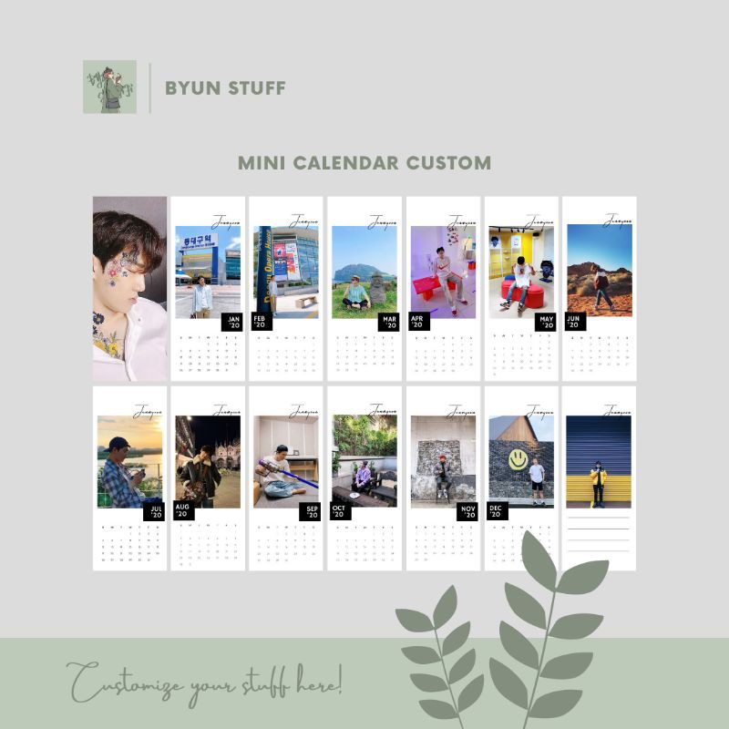 Jual Mini Calendar Custom | Shopee Indonesia