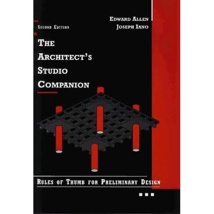 Jual BUKU The Architects Studio Companion Rules Of Thumb for