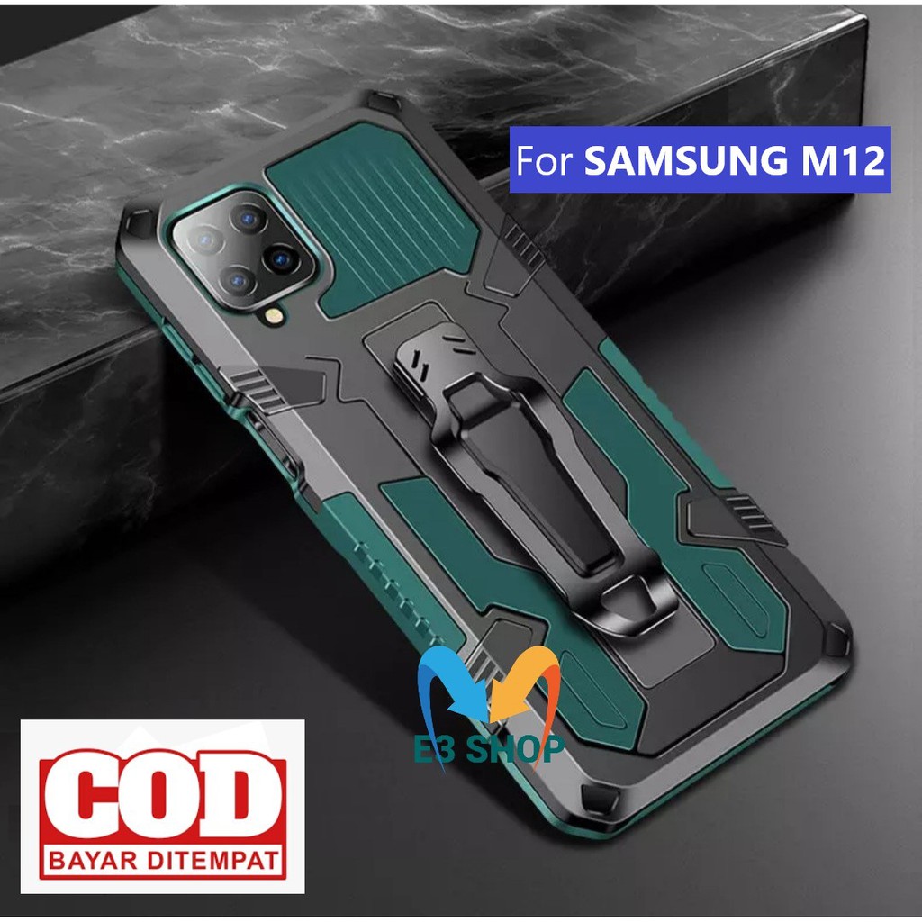 Jual Case Hp Samsung M12 Casing Standing Back Klip Hard Case Hp Robot New Cover Shopee Indonesia 3692