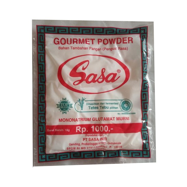 Jual SS Sasa Penyedap Rasa MSG Micin Vetsin Bumbu Masak R 1000 S 18 G ...