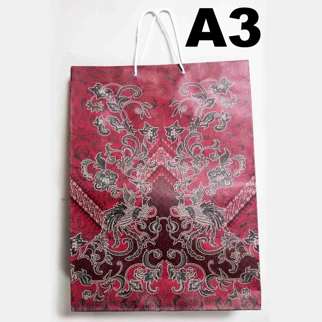 Jual Paper Bag Motif Batik Ukuran Besar A Shopee Indonesia