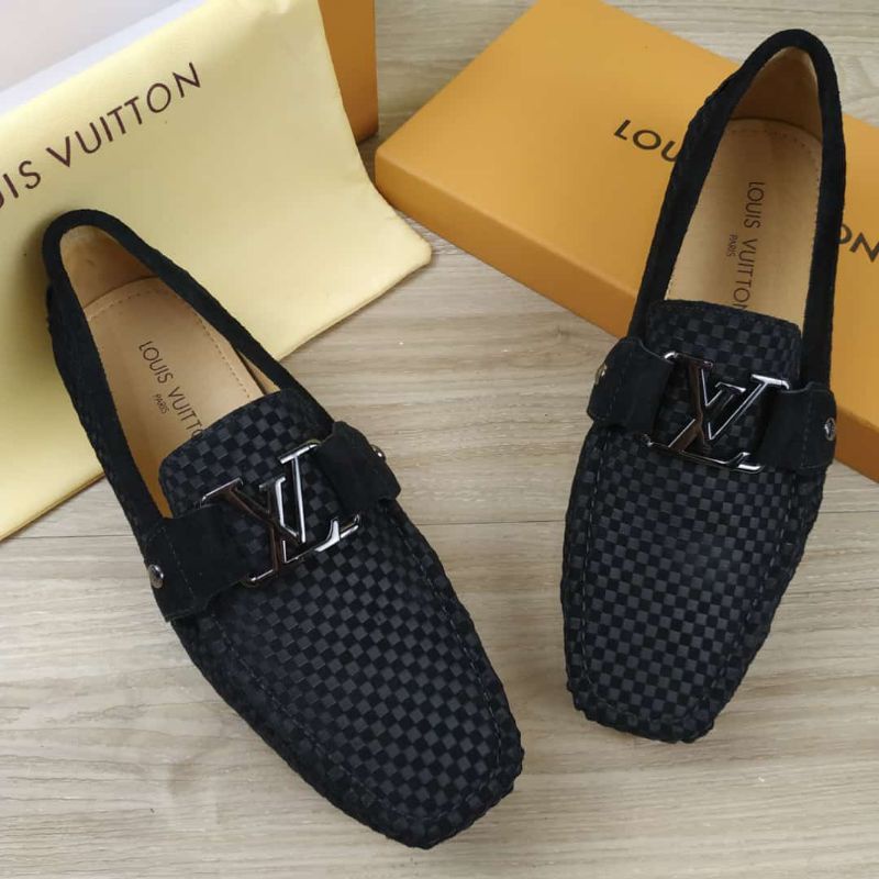 Sepatu Pria Formal LV Louis Vuitton Original Mulus, Fesyen Pria