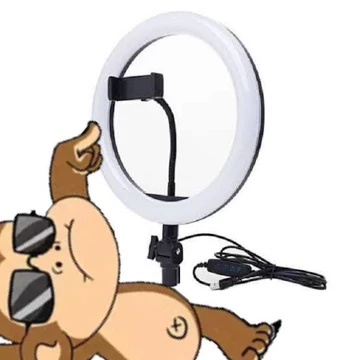 Ringlight Selfie Lamp 26cm Ring Selfie LED Lampu Selfie 26cm Besar Ring Selfie Holder Tiktok