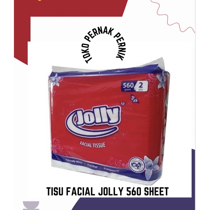 Jual Tissu Facial tissu wajah Jolly 560 sheet | Shopee Indonesia