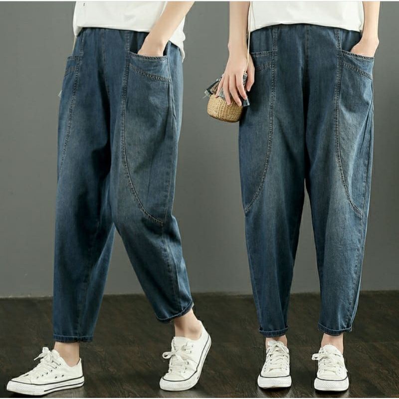 Jual CELANA HARUKA JEANS / CELANA WANITA / CELANA JEANS MURAH | Shopee