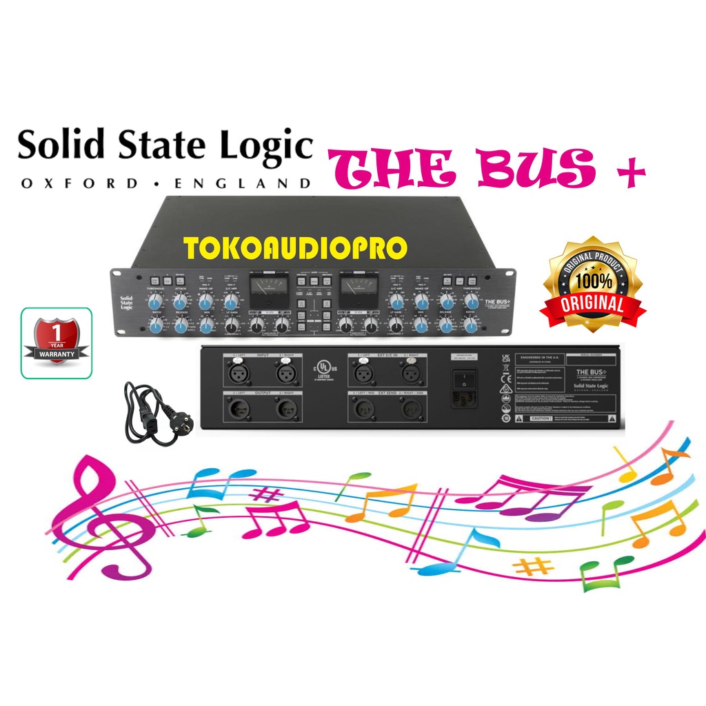 Jual SSL BUS+ NEXT-Generation Stereo Bus Compressor Solid State Logic ...