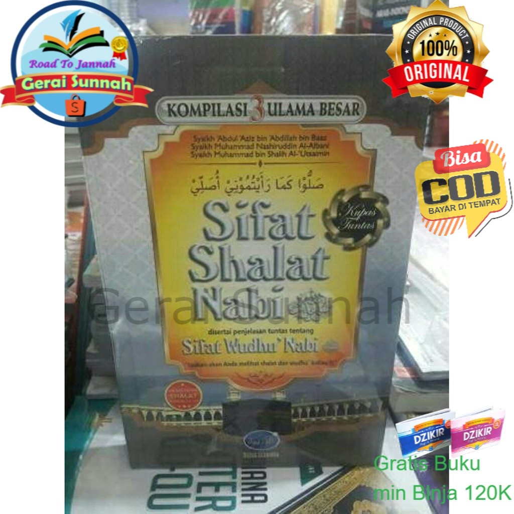 Jual Buku Kompilasi 3 Ulama Besar Sifat Shalat Nabi Dan Wudhu - Media ...