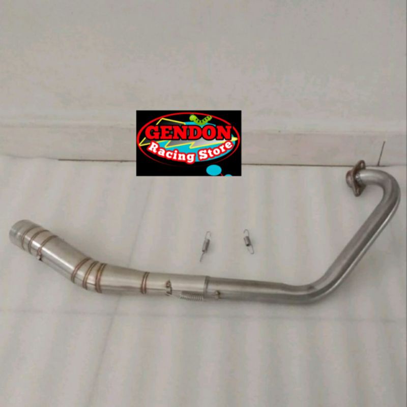 Jual Pipa leher knalpot Suzuki Thunder 125 Stainless Inelt 50mm leheran ...
