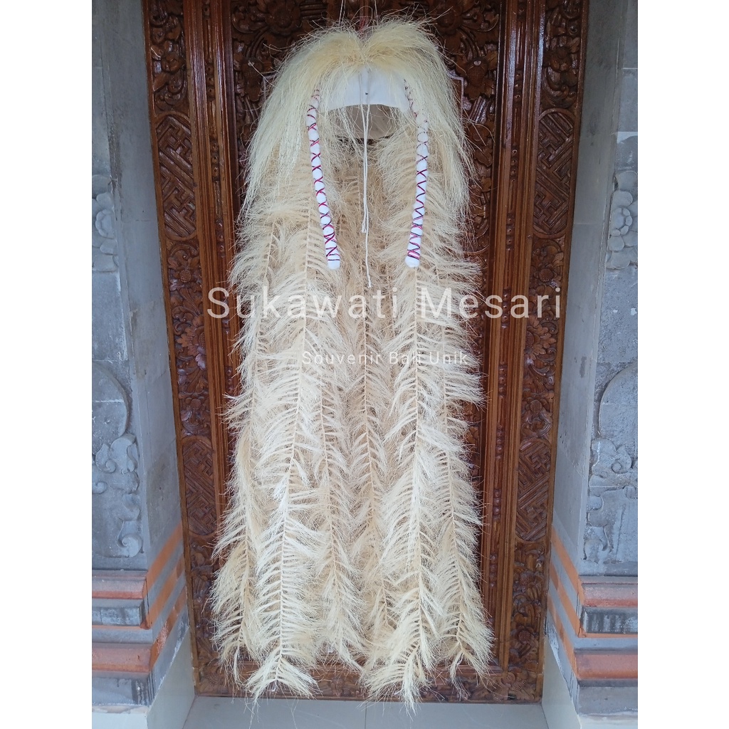 Jual Rambut Rangda Bahan Serat Tanaman Lengkap Dengan Keranjang Basang ...