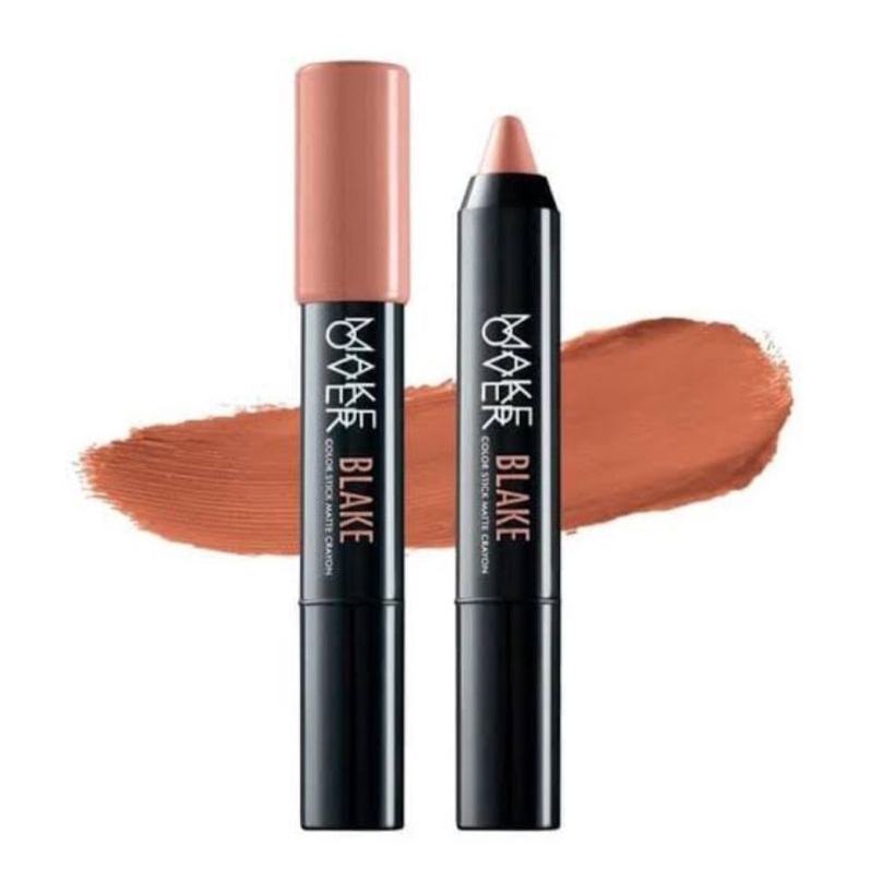 Jual Make Over Color Stick Matte Crayon 104 BLAKE | Shopee Indonesia