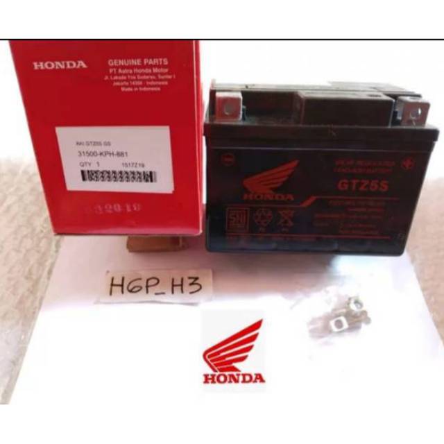 Jual AKI KERING 31500-KPH-881-882 ACCU SUPRA X KARISMA KIRANA 125 VARIO