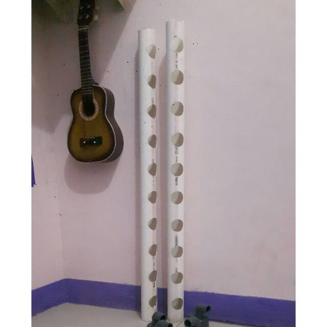 Pipa hidroponik 2inchi 1meter tanpa tutup