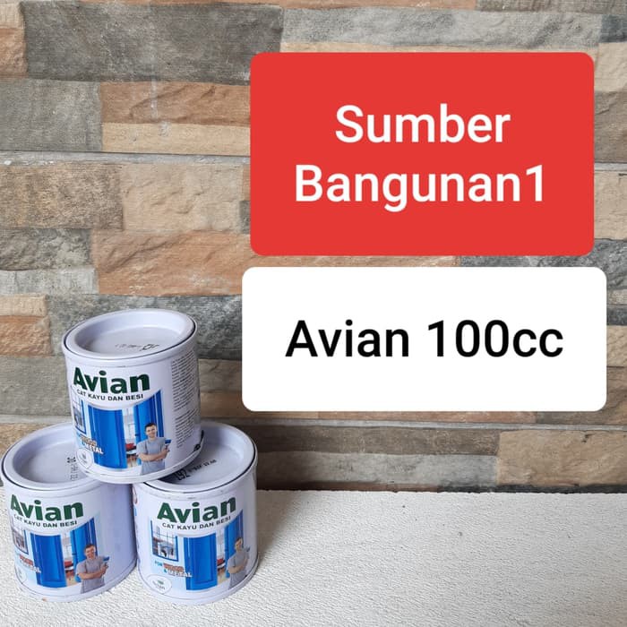 Jual Cat Avian 100cc kayu besi kecil | Shopee Indonesia