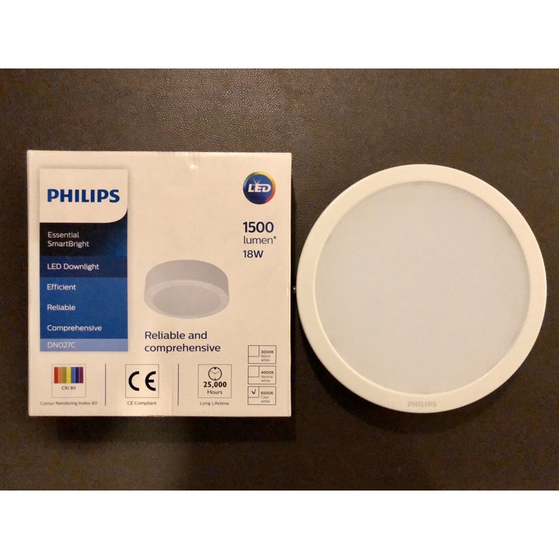 Jual PHILIPS LED Downlight Outbow DN027C 18W 18Watt 18 W 18 Watt ...