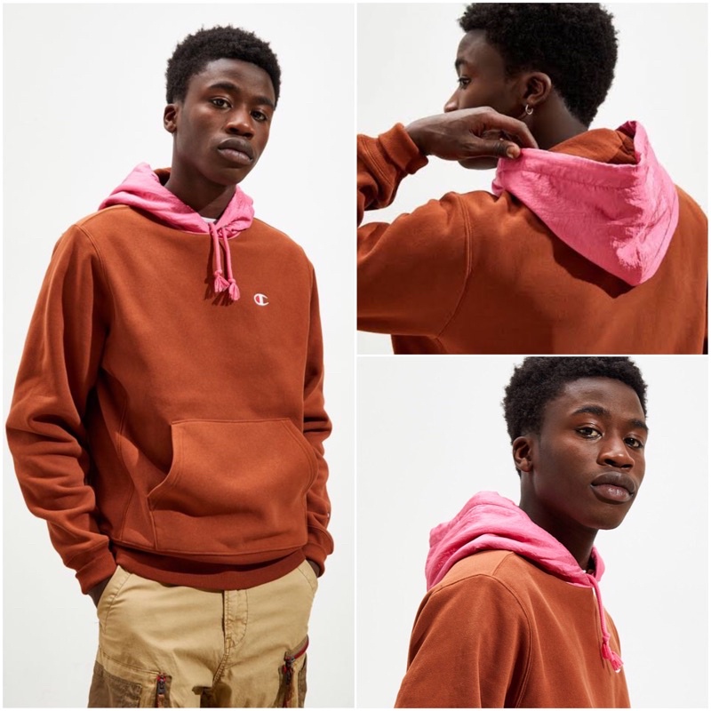Jual CHAMPION UO EXCLUSIVE COLORBLOCK NYLON HOODIE Shopee Indonesia