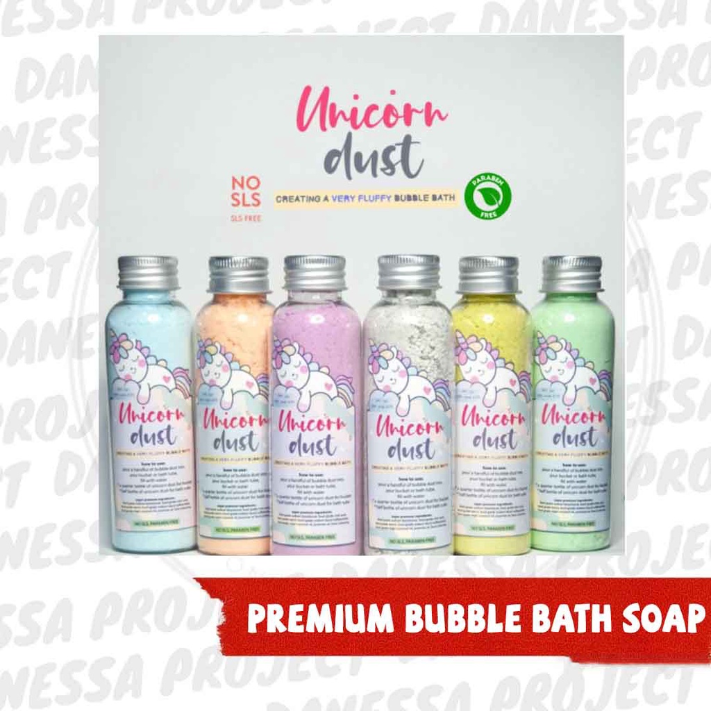 Jual BUBBLE BATH UNICORN DUST Sabun Mandi Busa dengan Bubble Banyak