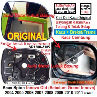 Jual kaca spion original toyota kijang innova old atau lama 2004 2005 ...
