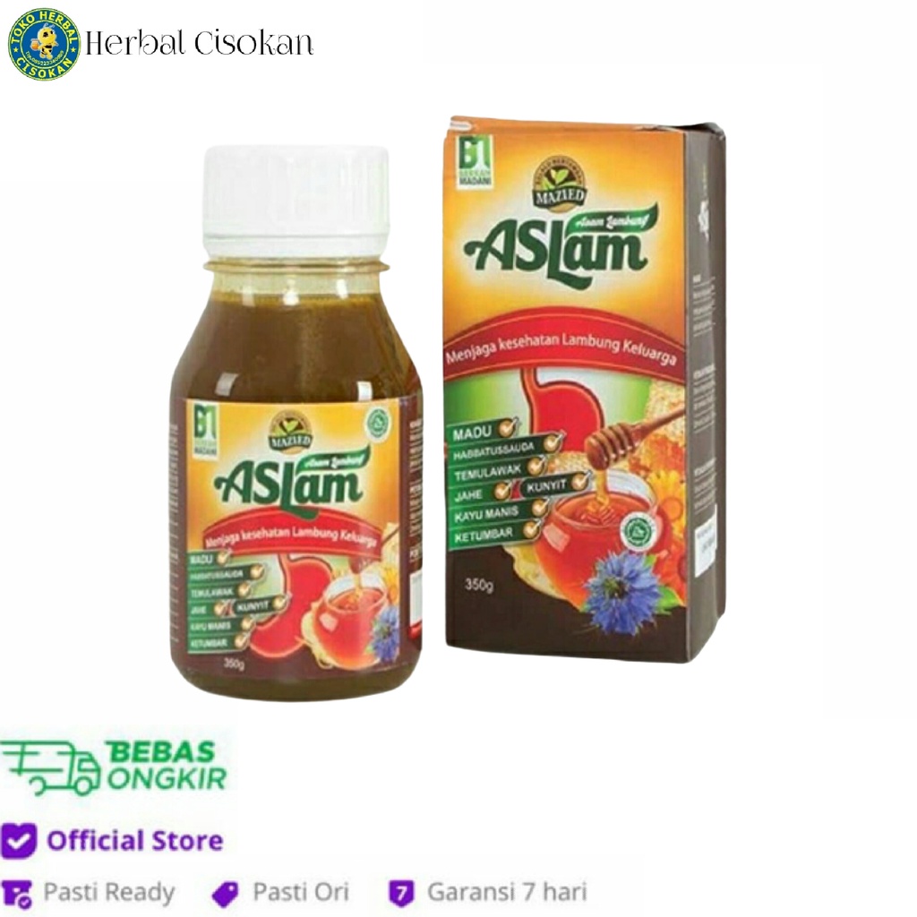 Jual ASLAM Madu Asam Lambung Mazied 350 gr | Shopee Indonesia